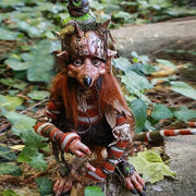Gothic Vintage Garden Elf Goblin Sculpture for Outdoors Frugal Finds Galore