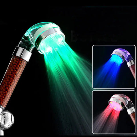 LED Color Changing Shower Head Frugal Finds Galore