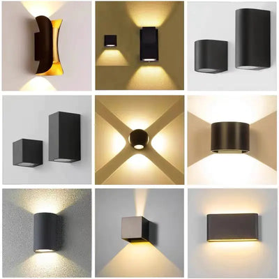 Outdoor Waterproof Double-Head Wall Light Fixture Frugal Finds Galore