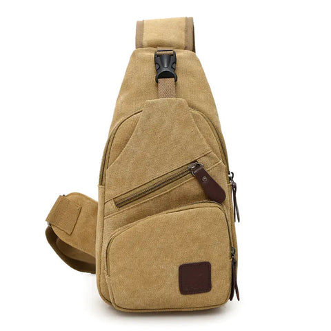 Canvas Crossbody Bag for Men - Trendy Chest Bag Frugal Finds Galore