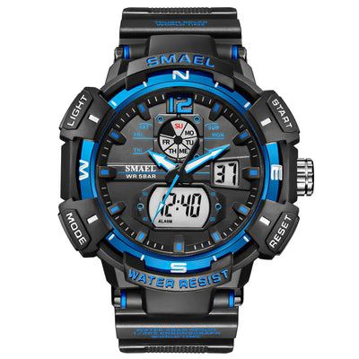 Luminous Men's Outdoor Chronograph Alarm Clock Watch Frugal Finds Galore