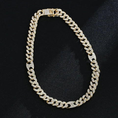 Full Diamond Inlaid Necklace Frugal Finds Galore