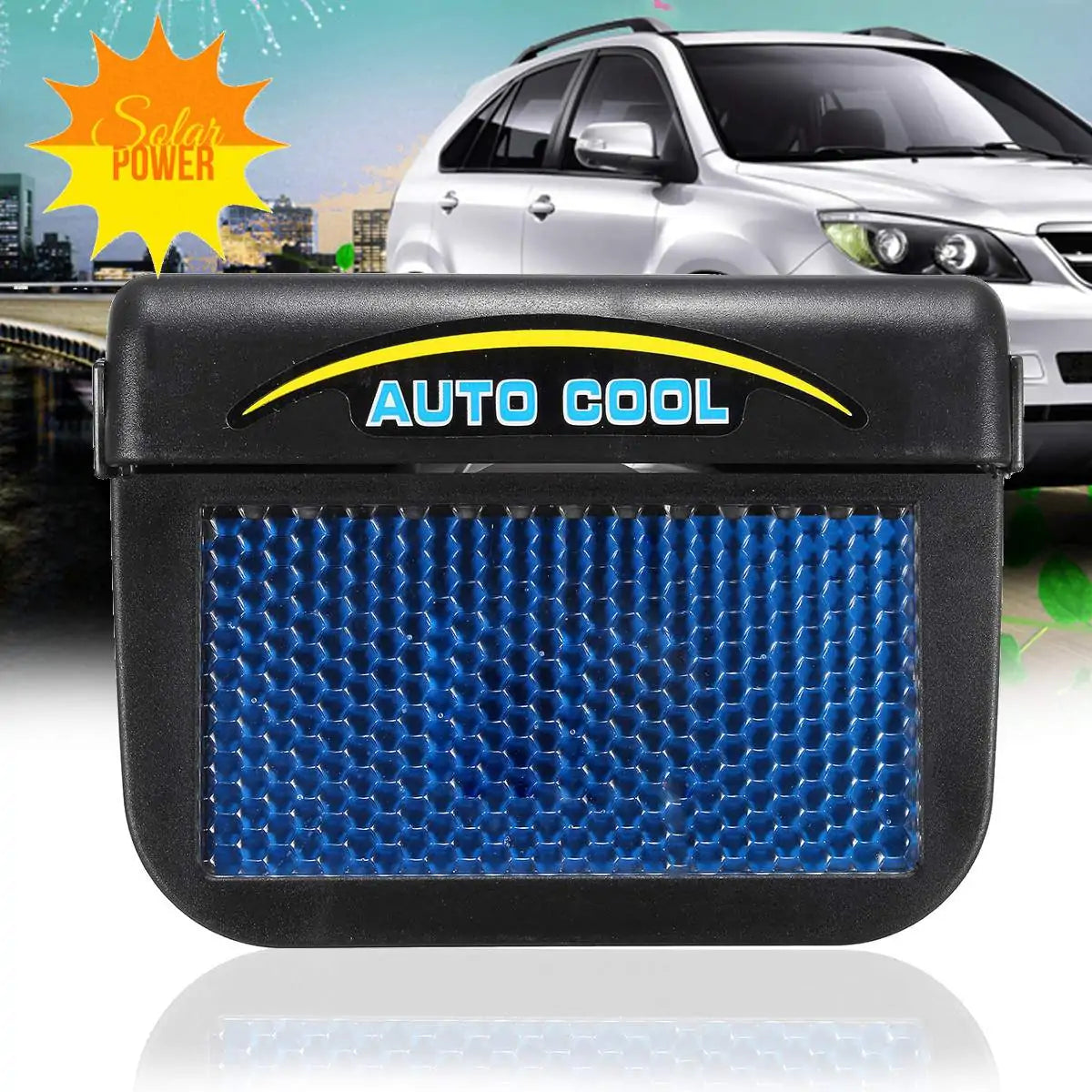 Solar-Powered Car Ventilation Fan