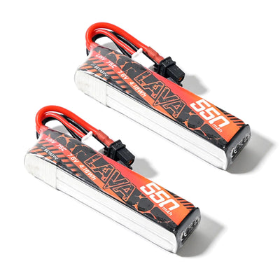 BETAFPV 2pcs Lava 550mAh 2S 7.6V 75C LiHV Lipo Battery Frugal Finds Galore