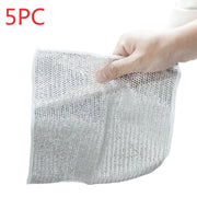 Steel Wire Dishcloth Daily Cleaning Cloth Mesh Frugal Finds Galore