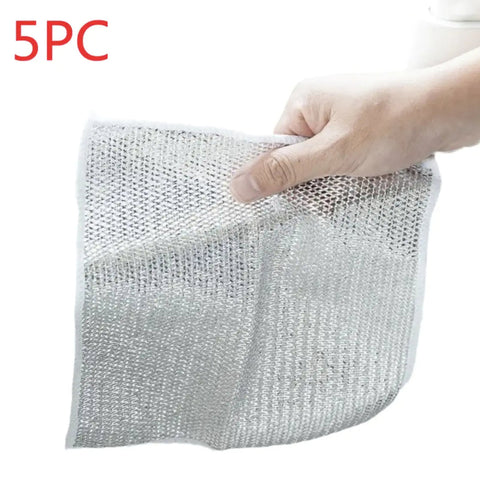 Steel Wire Dishcloth Daily Cleaning Cloth Mesh Frugal Finds Galore