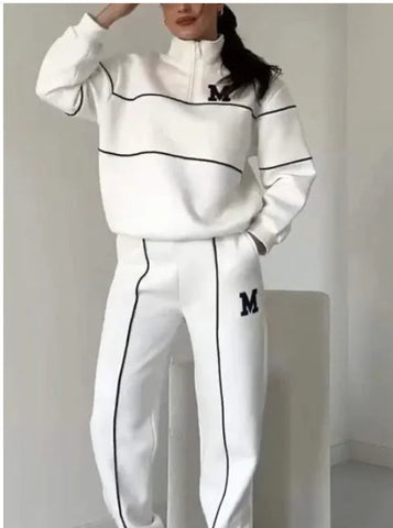 Womens 2 Piece Outfits Lounge Hoodless Pullover Sweatshirt Sweatsuit Sets Sweatshirt Baggy Fashion Sweatpants With Pockets Frugal Finds Galore