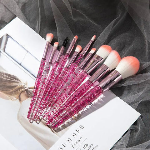 10-Piece Makeup Brush Set for Beauty and Blending Frugal Finds Galore