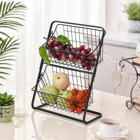 Stainless Steel Multilayer Spice and Fruit Rack Frugal Finds Galore