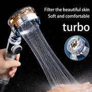 High Pressure Shower Head with Fan and Filter System Frugal Finds Galore