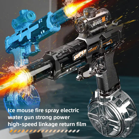 Electric LED Water Gun With Recoil and Lights Frugal Finds Galore