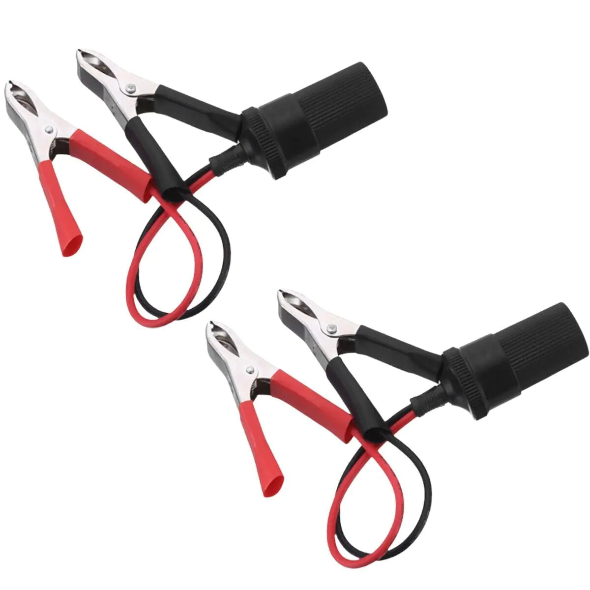 2PCS Car Battery Alligator Clamp Clip