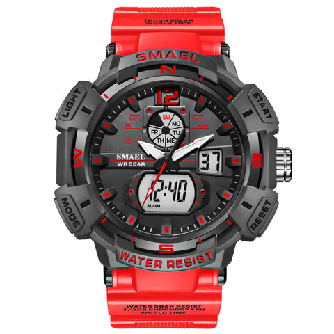 Luminous Men's Outdoor Chronograph Alarm Clock Watch Frugal Finds Galore
