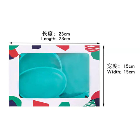 Silicone Baby Feeding Plate with Suction and Utensils Set Frugal Finds Galore