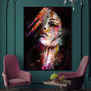 Abstract Figure Canvas Art for Modern Living Room Decor Frugal Finds Galore