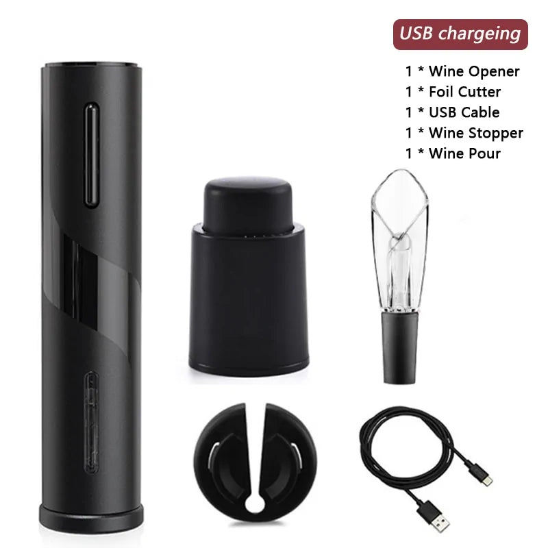 Electric Wine Opener Foil Cutter Jar Opener