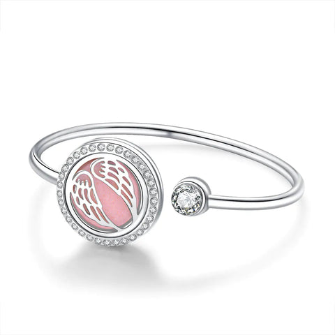 Aromatherapy Stainless Steel Heart Chain Oil Diffuser Bracelet Frugal Finds Galore