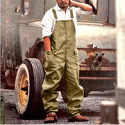 New Four Seasons Solid Color Loose Casual Overalls Frugal Finds Galore