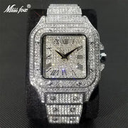 MISSFOX Ice Out Watch For Men Frugal Finds Galore