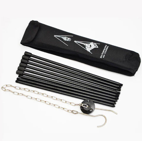 Outdoor Camping Tripod for Cooking and Fire Setup Frugal Finds Galore