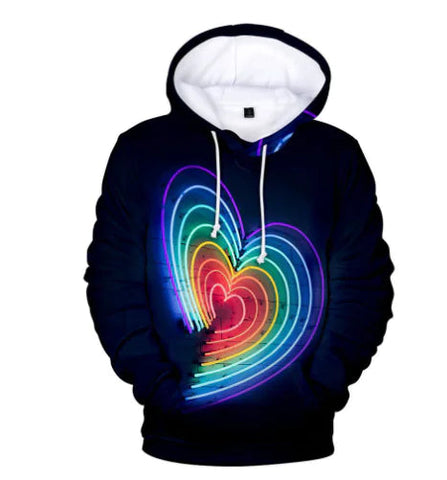 Star-Spangled Banner Print Hoodie & 3D Rainbow Hoodie Frugal Finds Galore