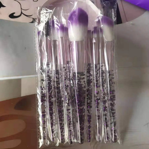 10-Piece Makeup Brush Set for Beauty and Blending Frugal Finds Galore