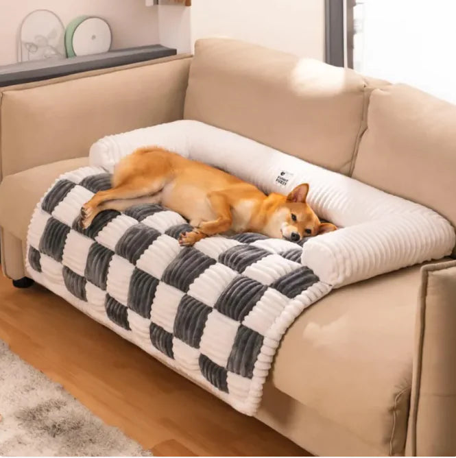 Plush Thickened Warm Pet Bed