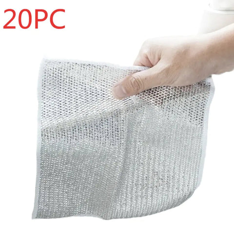 Steel Wire Dishcloth Daily Cleaning Cloth Mesh Frugal Finds Galore