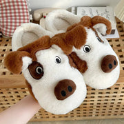 Cartoon Couple Cotton Anti-Slip Slippers Frugal Finds Galore