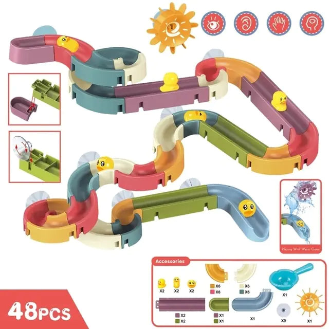 Assembling Track Slide Suction Cup Toys