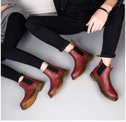 Thick-Heeled Cowhide Martin Boots Frugal Finds Galore