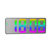 Colorful Big Screen LED Bedside Alarm Clock Frugal Finds Galore