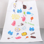 Double-layer Cartoon Print Baby Bath Towel Frugal Finds Galore