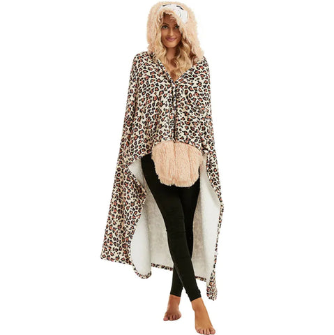 Cozy Critter Hooded Blanket Hoodie Frugal Finds Galore