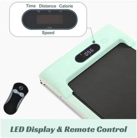2-in-1 Under Desk Electric Treadmill 2.5HP with Remote Control Frugal Finds Galore