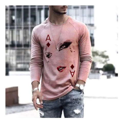 Men's Graphic Long Sleeve T-Shirt Frugal Finds Galore