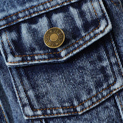 Girls' Jean Jacket with Tassels - Fashionable Autumn Coat Frugal Finds Galore