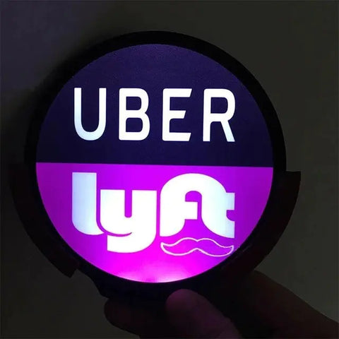 LED Uber Lyft Car Decal Decorative Sticker Frugal Finds Galore