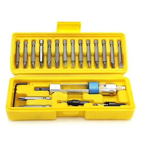 20-Piece Dual Use Screwdriver Set with HSS Drill Bits Frugal Finds Galore