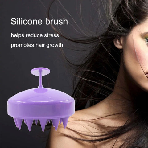 Silicone Handheld Scalp Massage Brush for Shower Frugal Finds Galore