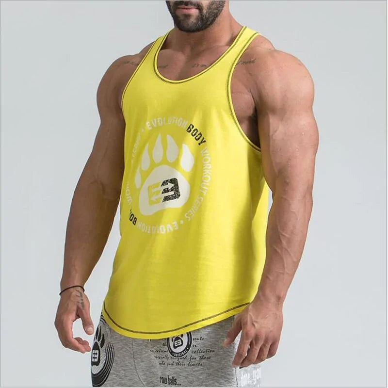 Men's Bodybuilding Stringer Tank Tops