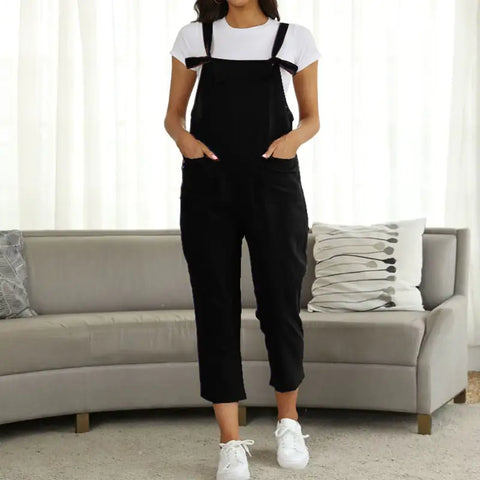 Casual Plus Size Suspender Jumpsuit - New Arrival Frugal Finds Galore