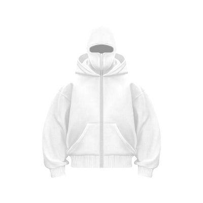 Fleece-lined Double Hooded Sweater Frugal Finds Galore