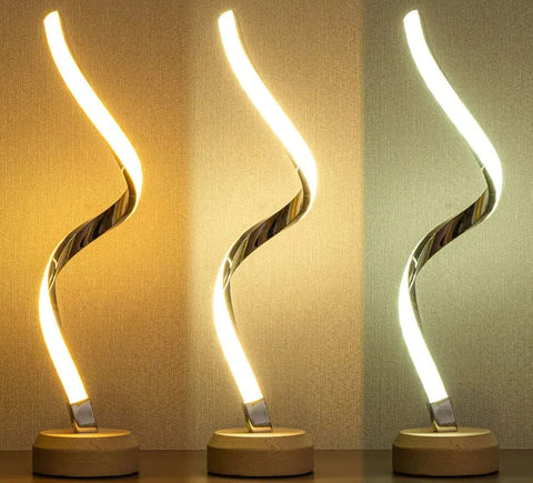 Spiral Table Lamp Frugal Finds Galore