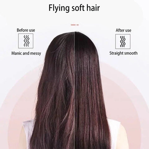 5-Setting PTC Electric Hair Straightening Brush Frugal Finds Galore