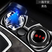 Multifunctional Car Ashtray with LED Light and Metal Core Frugal Finds Galore