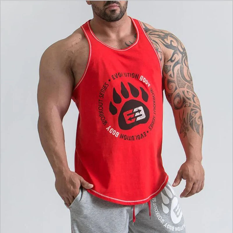 Men's Bodybuilding Stringer Tank Tops