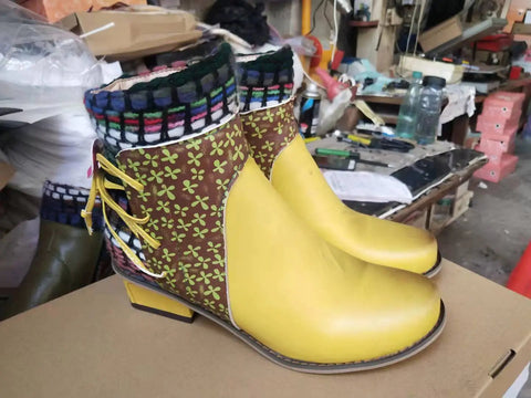 Ethnic Style Short Boots Frugal Finds Galore