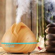 Wood Grain Humidifier with Essential Oil Diffuser Frugal Finds Galore
