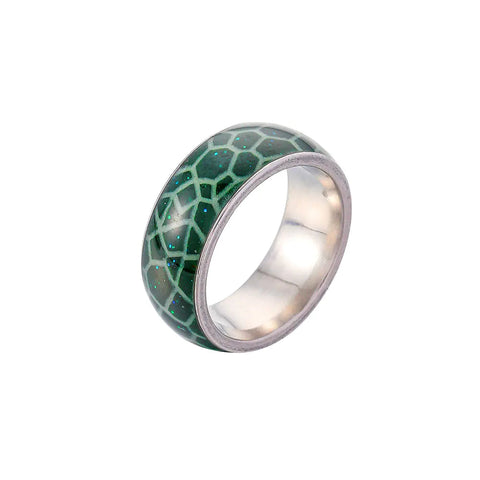 Luminous Stainless Steel Crack Ring Frugal Finds Galore